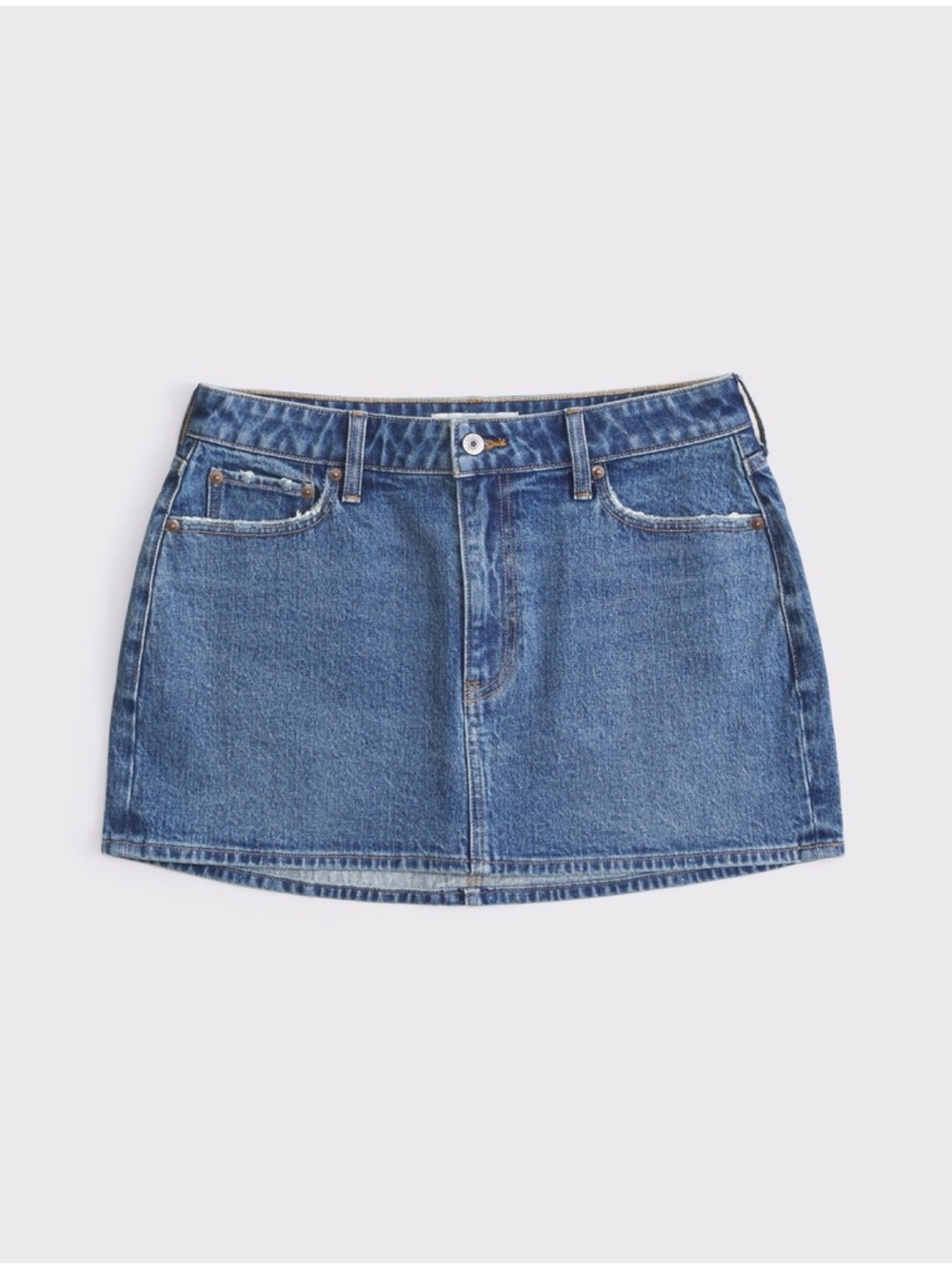 Abercrombie & Fitch Blue Denim Mini Skirt